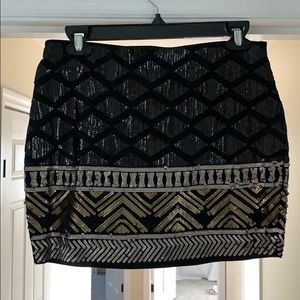 Express sparkle skirt